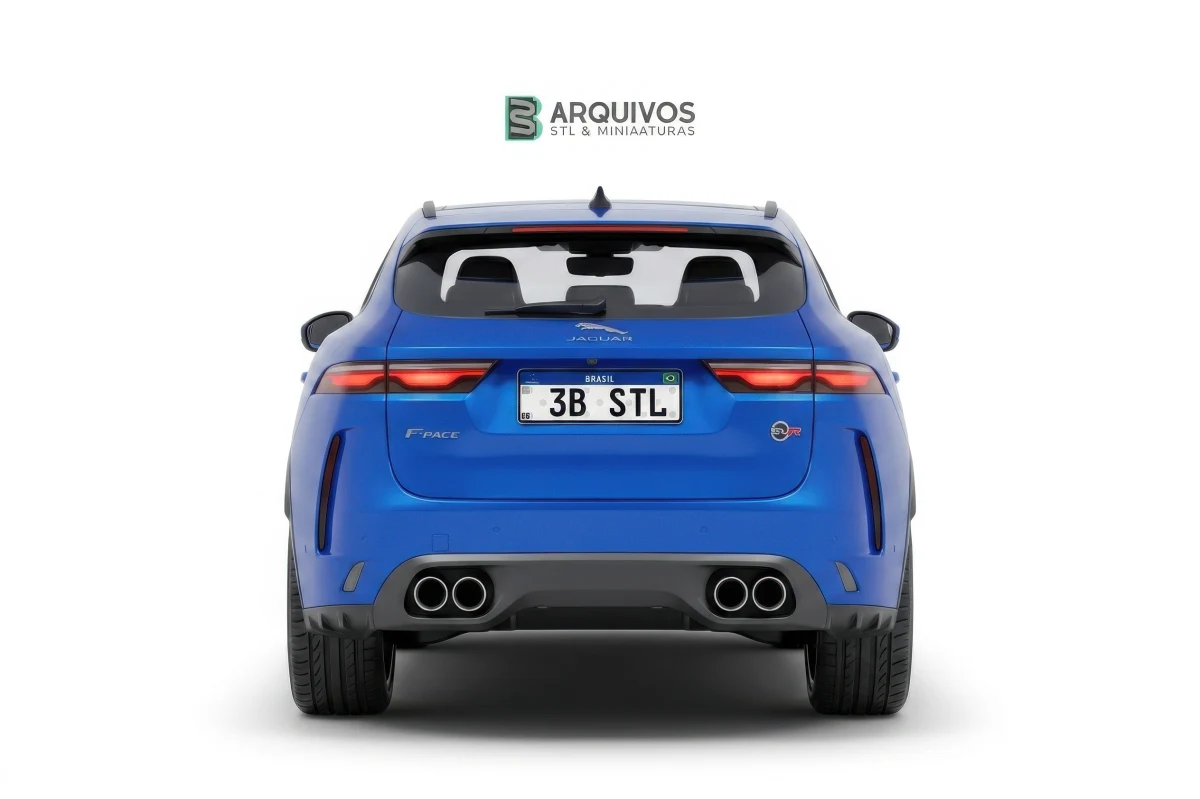 Modelo 3D STL - Jaguar F-Pace SVR 2023 — foto 3